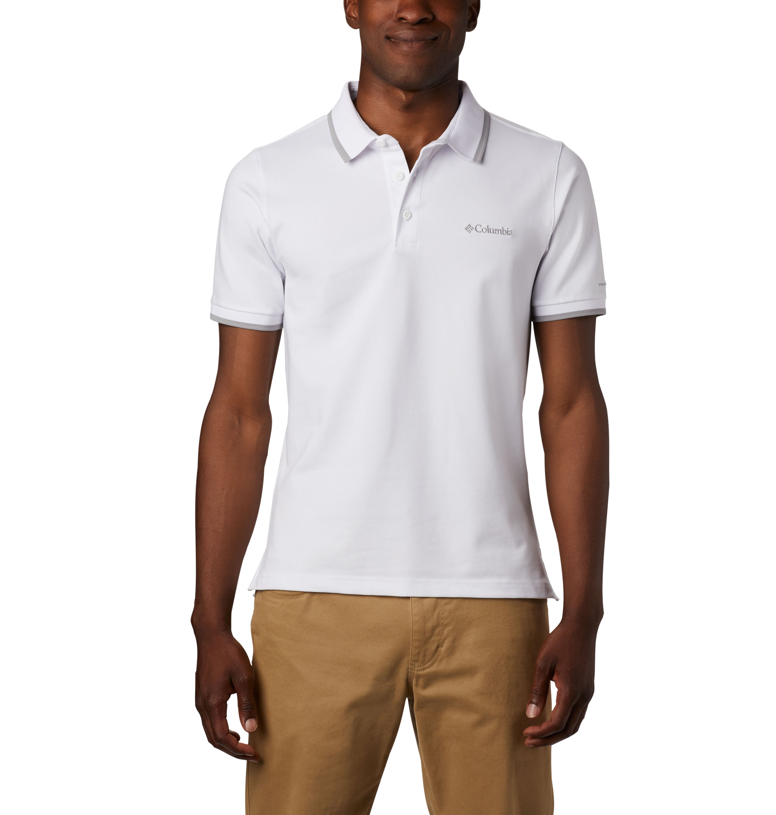 PLAYERA TIPO POLO HOMBRE COLUMBIA COVE DOME BUTTE SOLID PIQUE