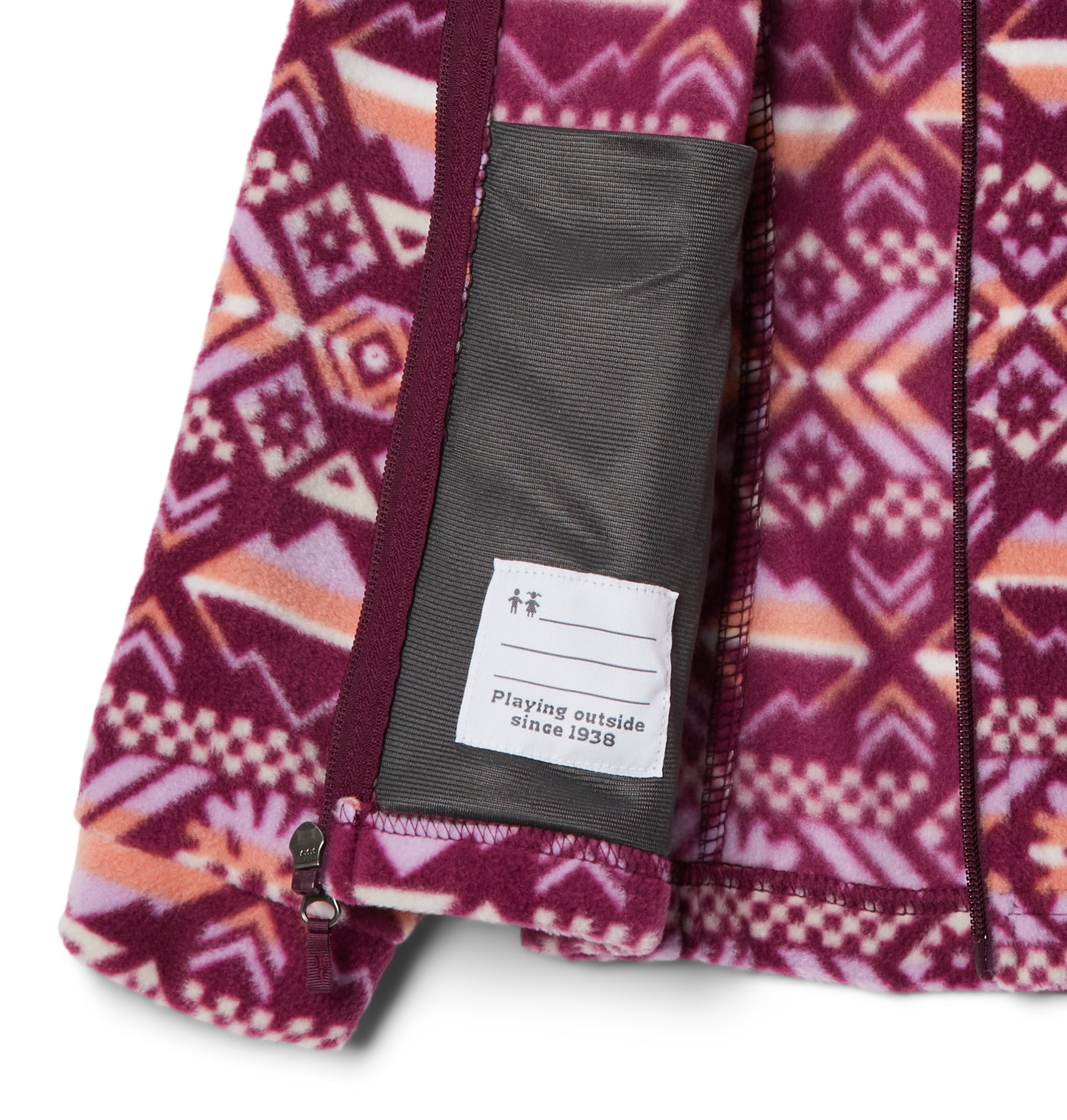 CHAMARRA NIÑA COLUMBIA | BENTON SPRINGS II PRINTED FLEECE