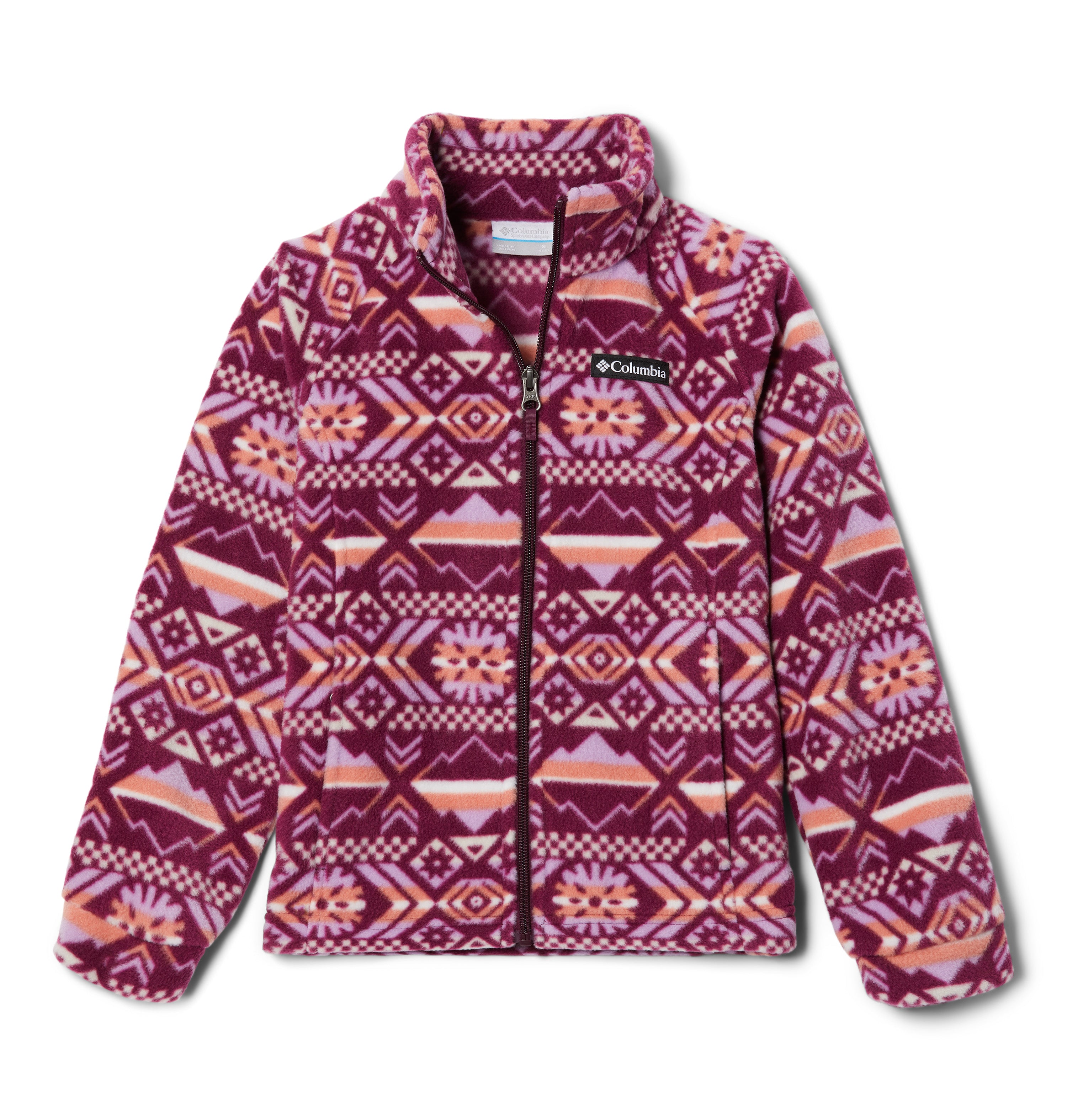 CHAMARRA NIÑA COLUMBIA | BENTON SPRINGS II PRINTED FLEECE