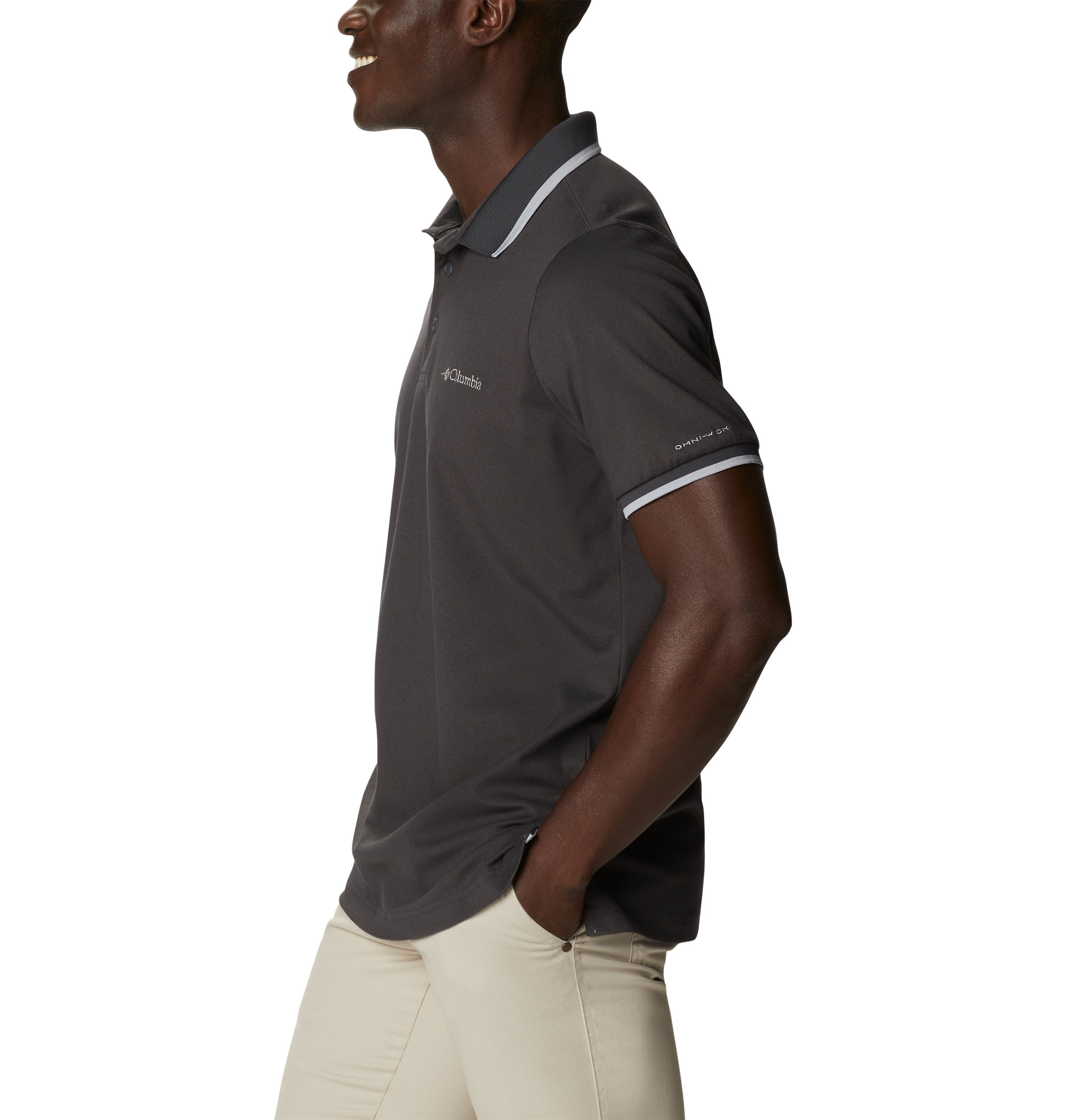 PLAYERA TIPO POLO HOMBRE COLUMBIA | COVE DOME BUTTE SOLID PIQUÉ