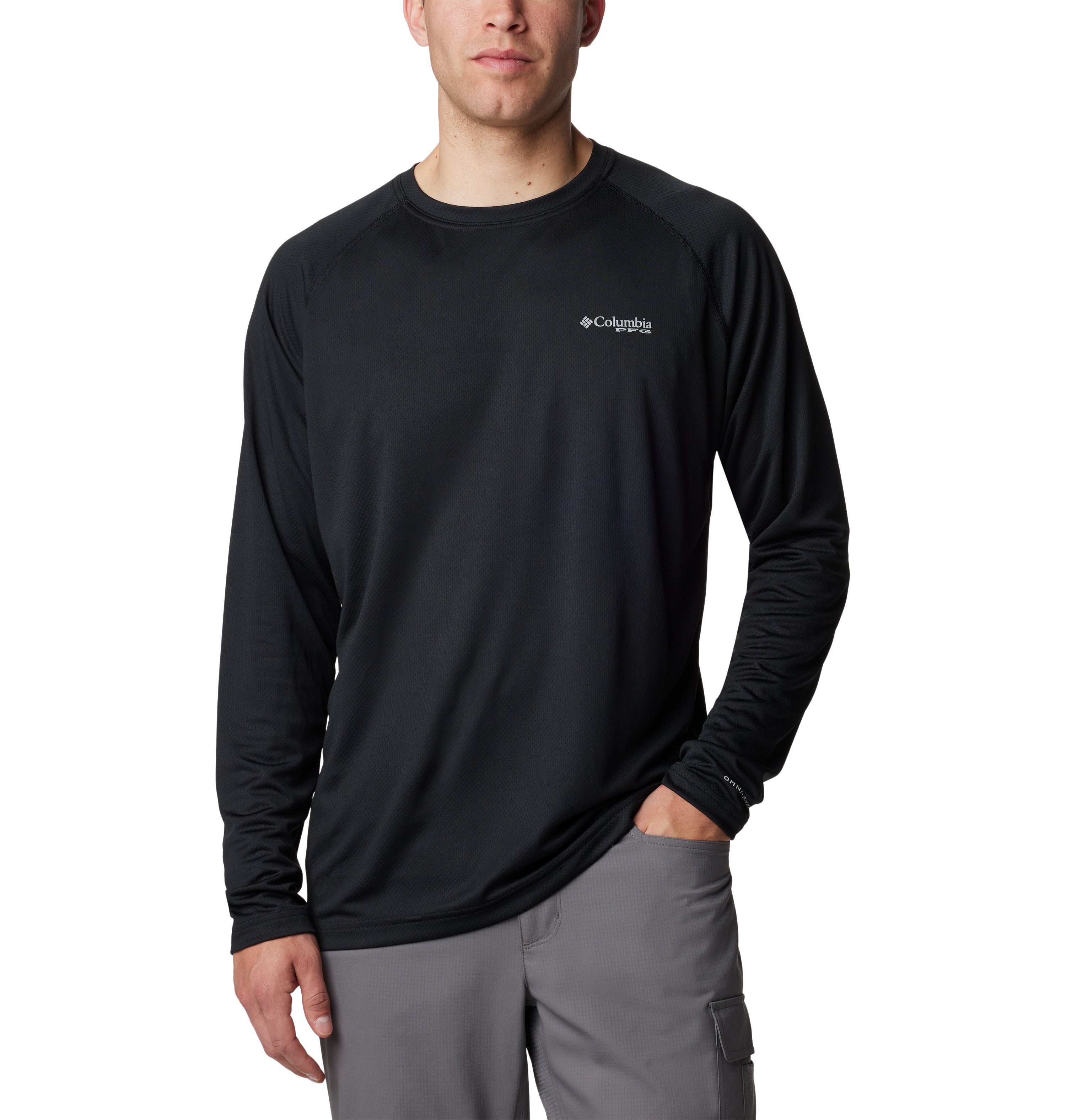 PLAYERA HOMBRE COLUMBIA | PFG SOLAR STREAM LS