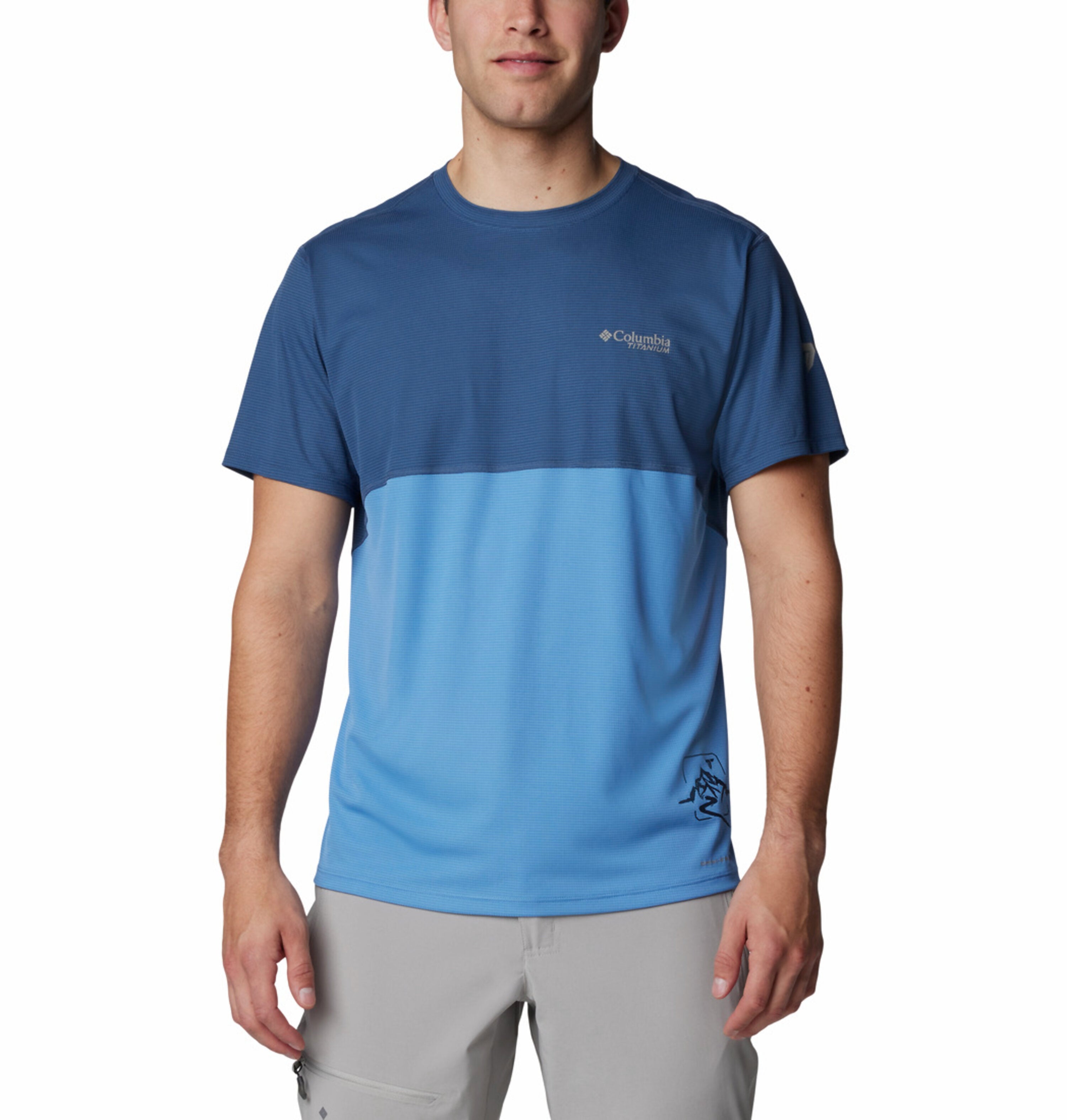 PLAYERA HOMBRE COLUMBIA | CIRQUE RIVER GRAPHIC SS CREW