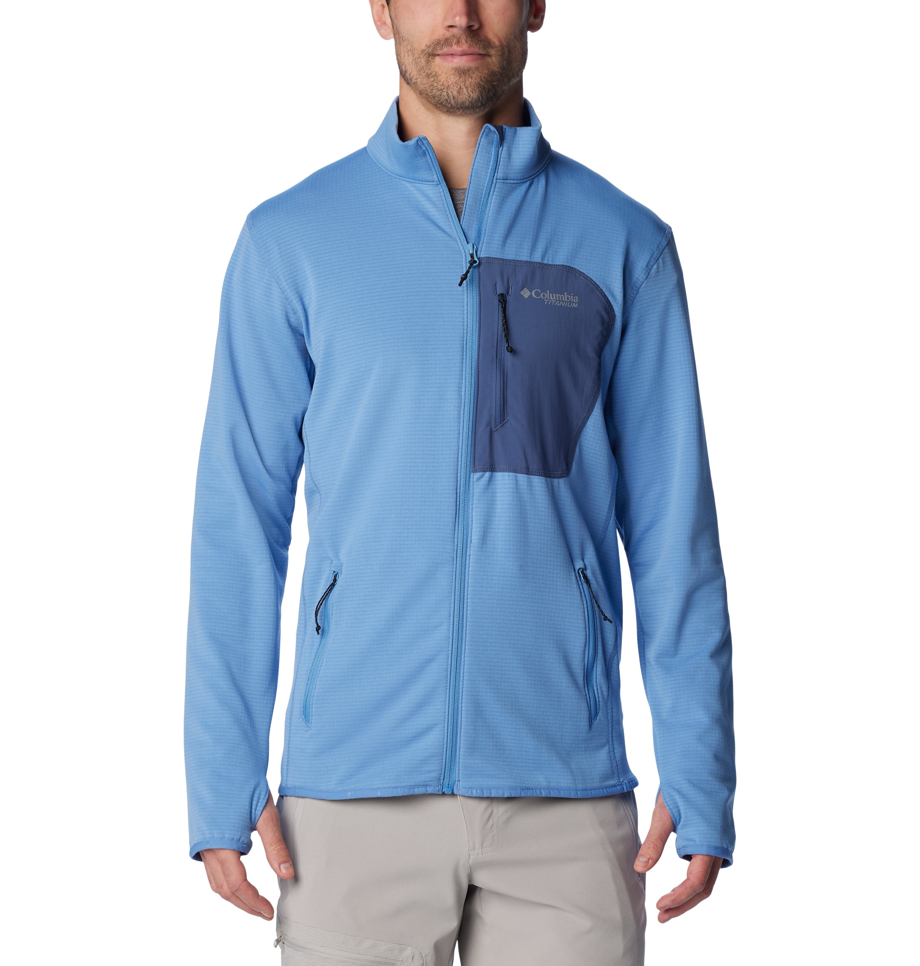 CHAMARRA HOMBRE COLUMBIA | TRIPLE CANYON GRID FLEECE FULL ZIP