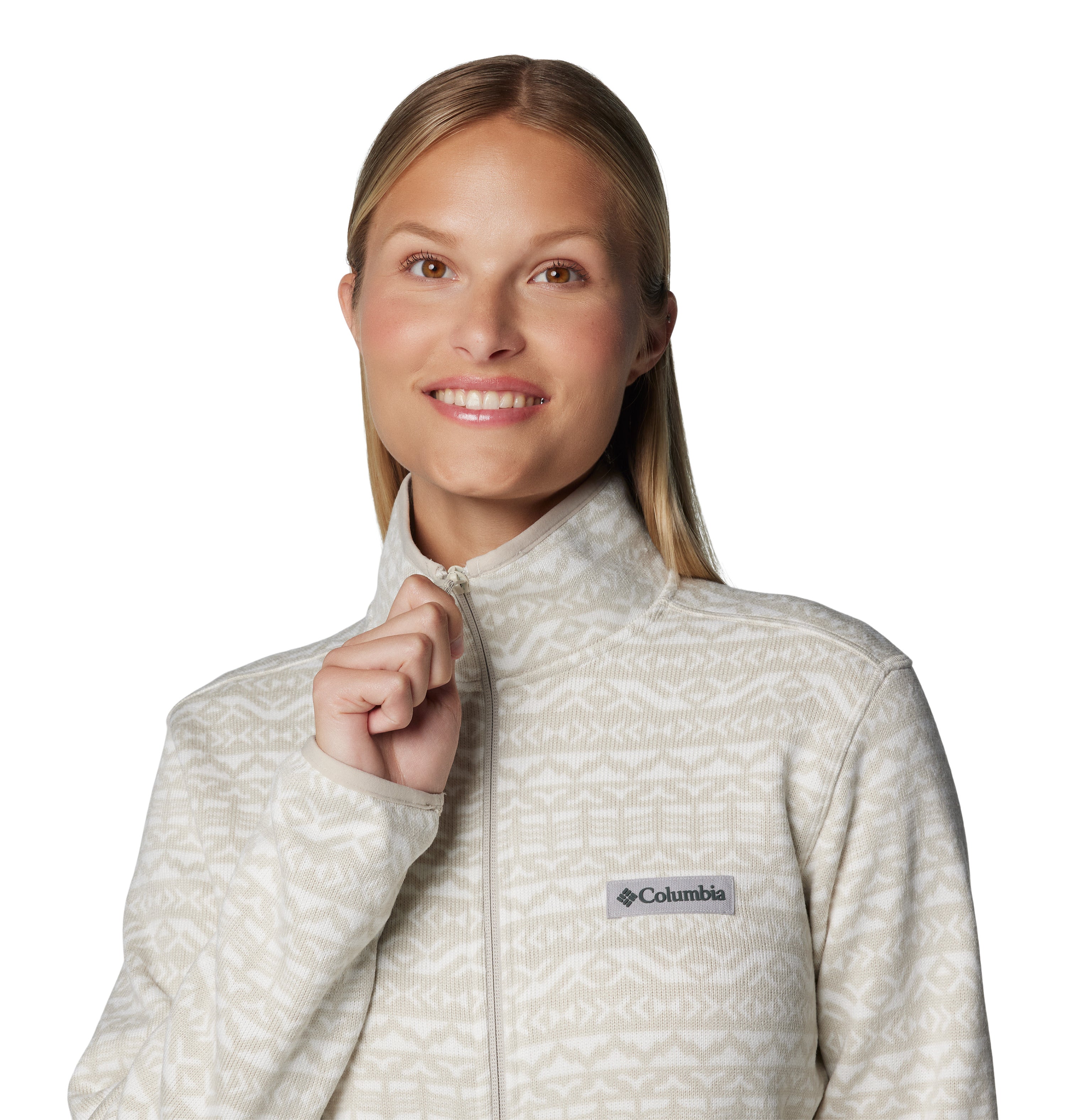 CHAMARRA MUJER COLUMBIA |  SWEATER WEATER PRINT FULL ZIP