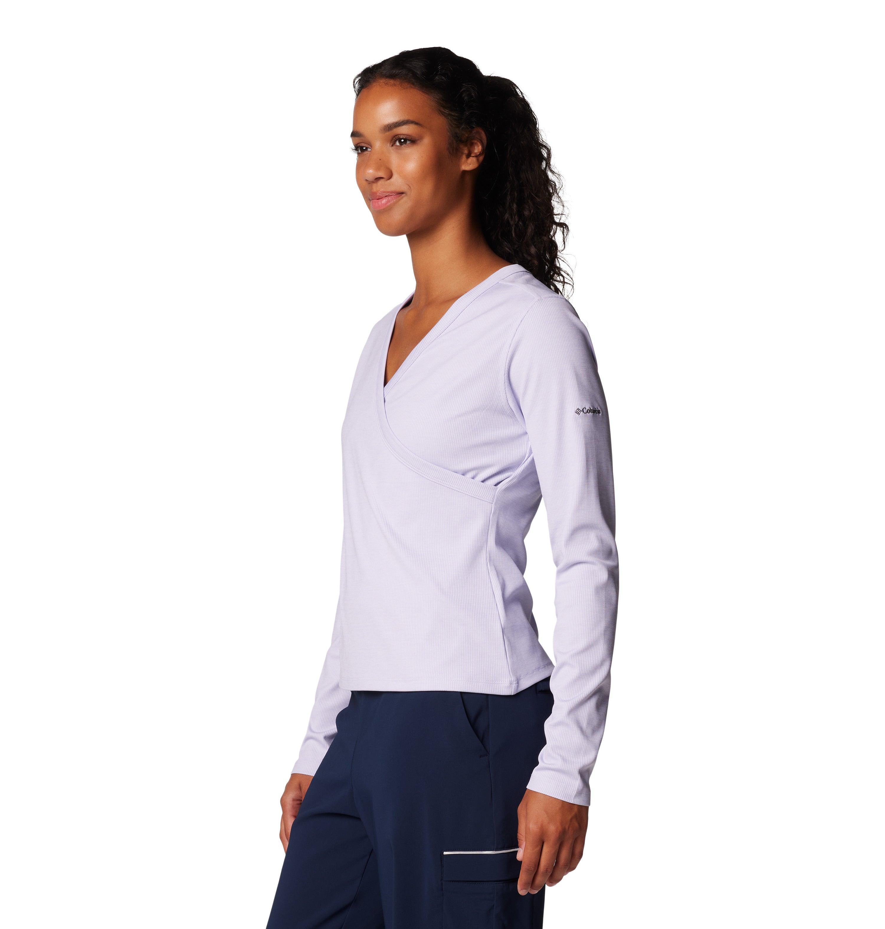 PLAYERA MUJER COLUMBIA | BOUNDLESS  DAYS KNIT V-NECK LS