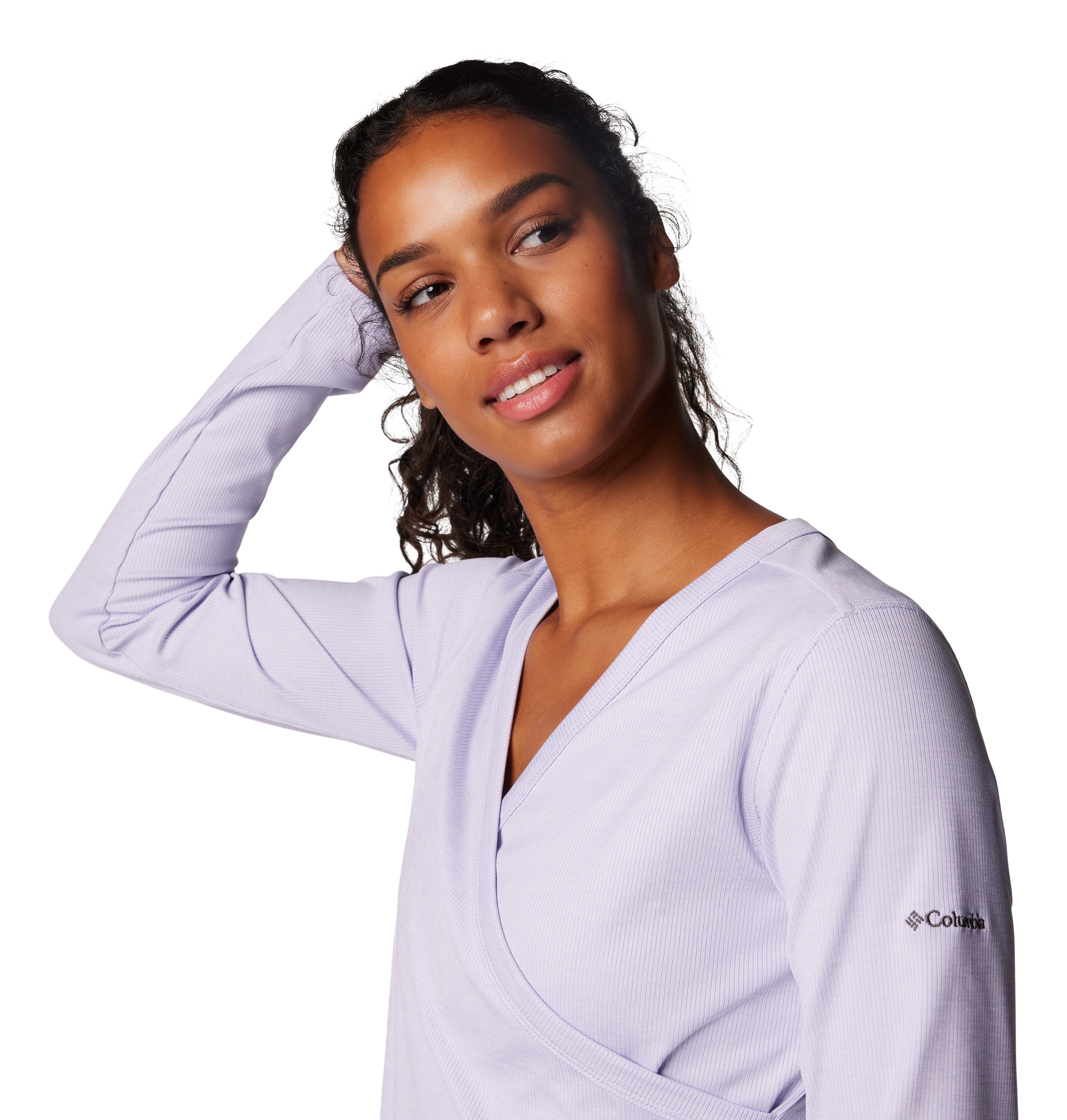 PLAYERA MUJER COLUMBIA | BOUNDLESS  DAYS KNIT V-NECK LS