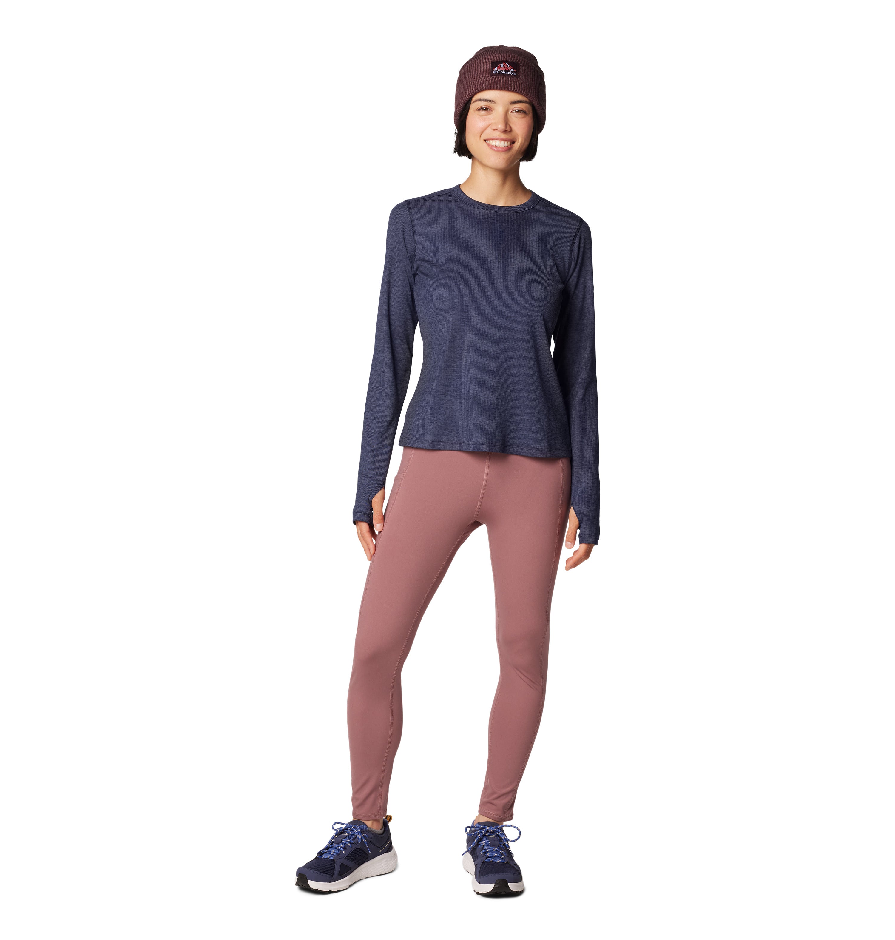 PLAYERA MUJER COLUMBIA | BOUNDLESS  DAYS KNIT CREW LS