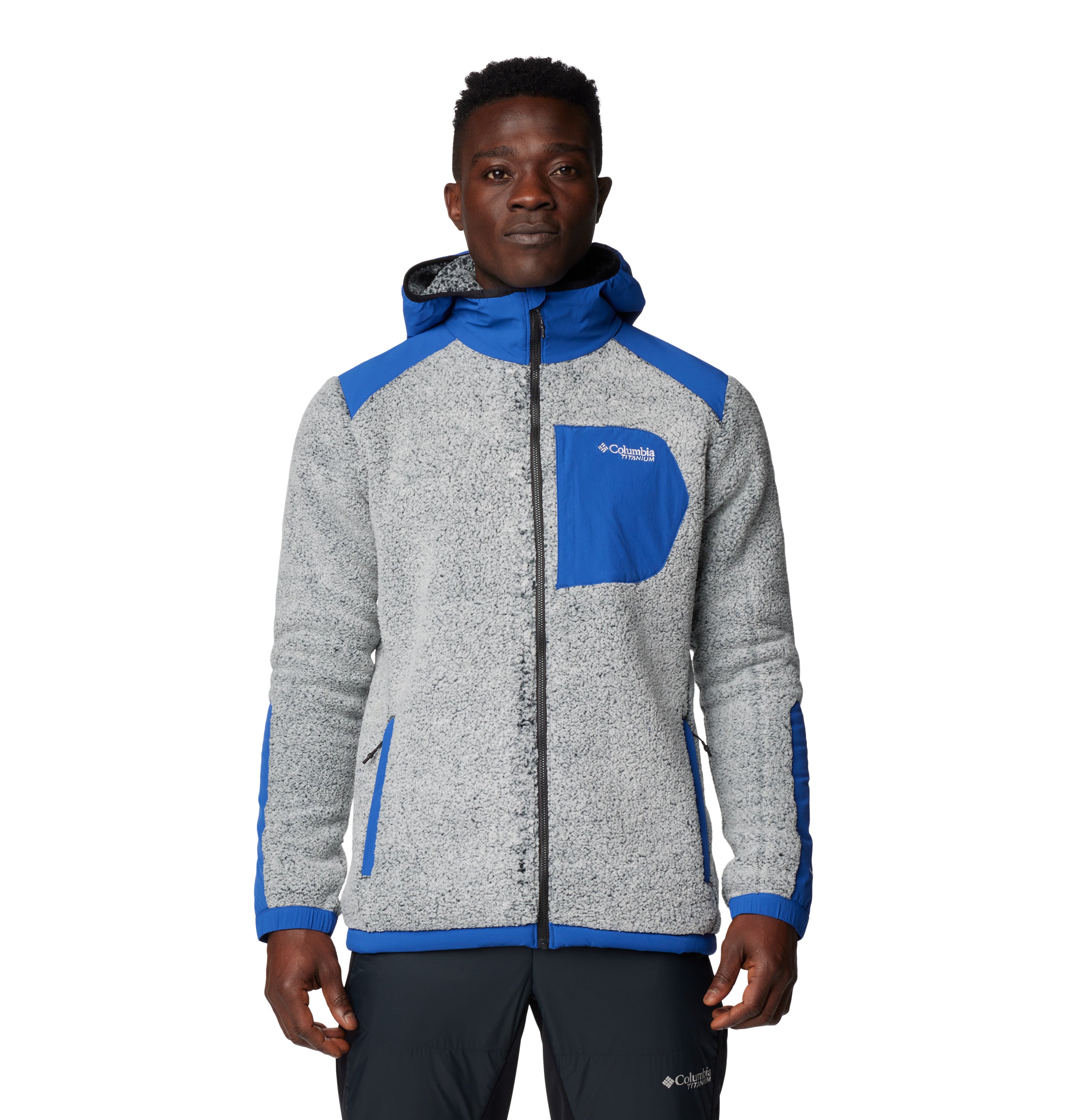 CHAMARRA HOMBRE COLUMBIA ARCTIC CREST SHERPA FULL ZIP XXL AZUL