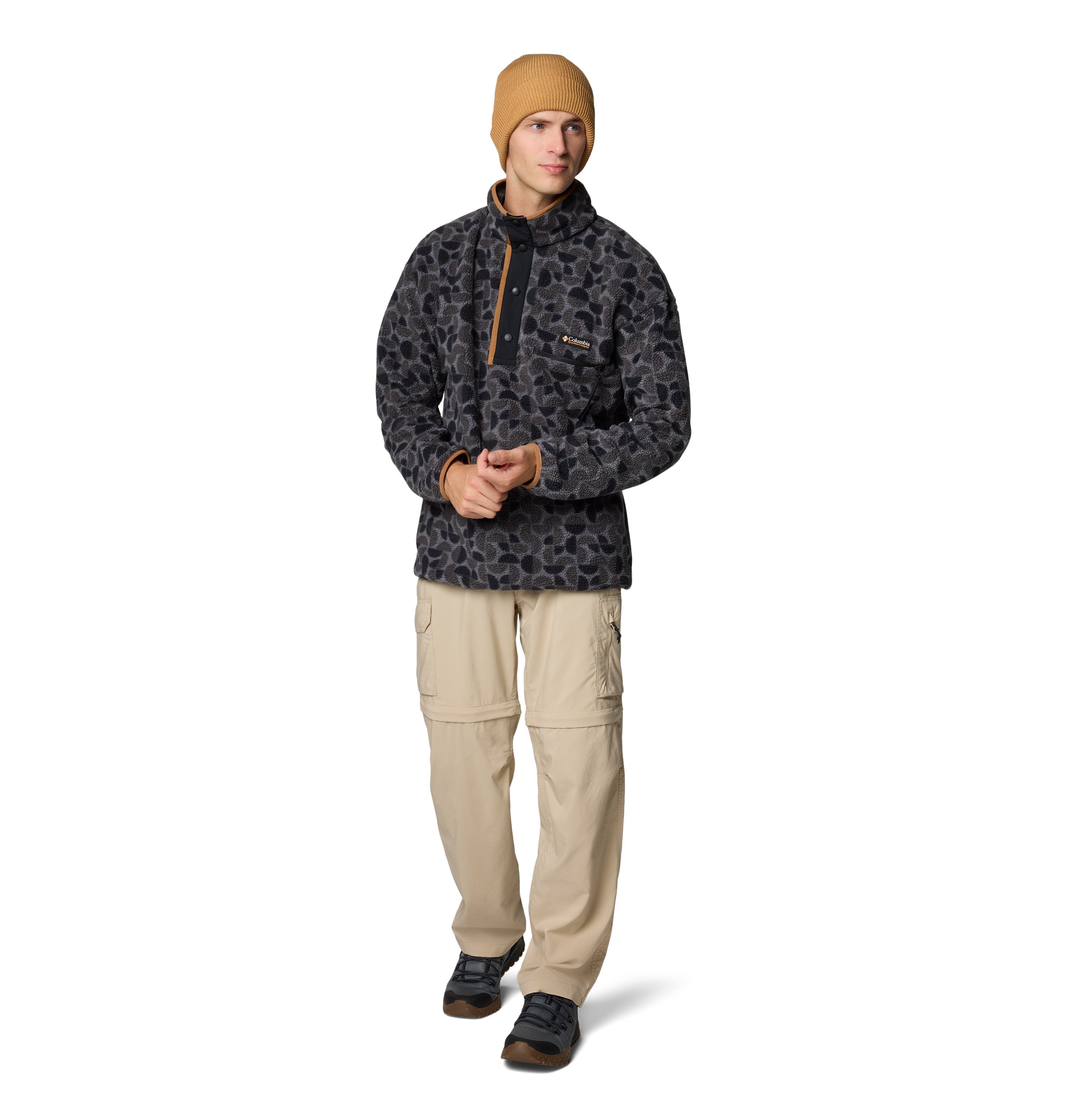 SUDADERA HOMBRE COLUMBIA |  HELVETIA PRINTED HALF SNAP FLEECE