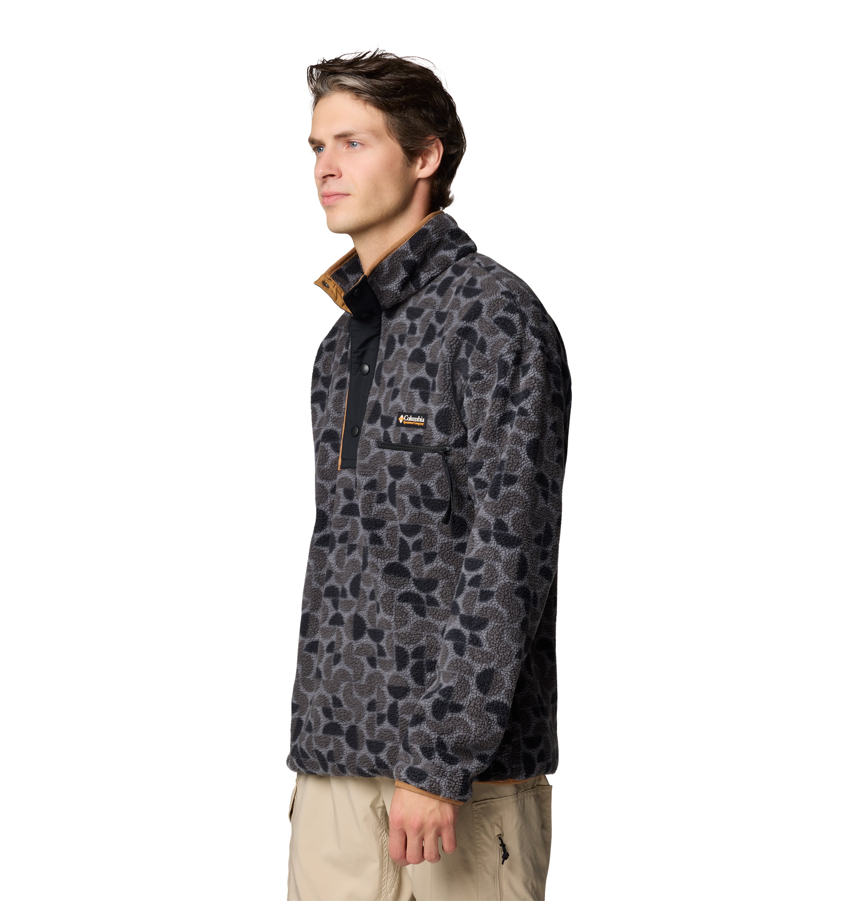 SUDADERA HOMBRE COLUMBIA |  HELVETIA PRINTED HALF SNAP FLEECE