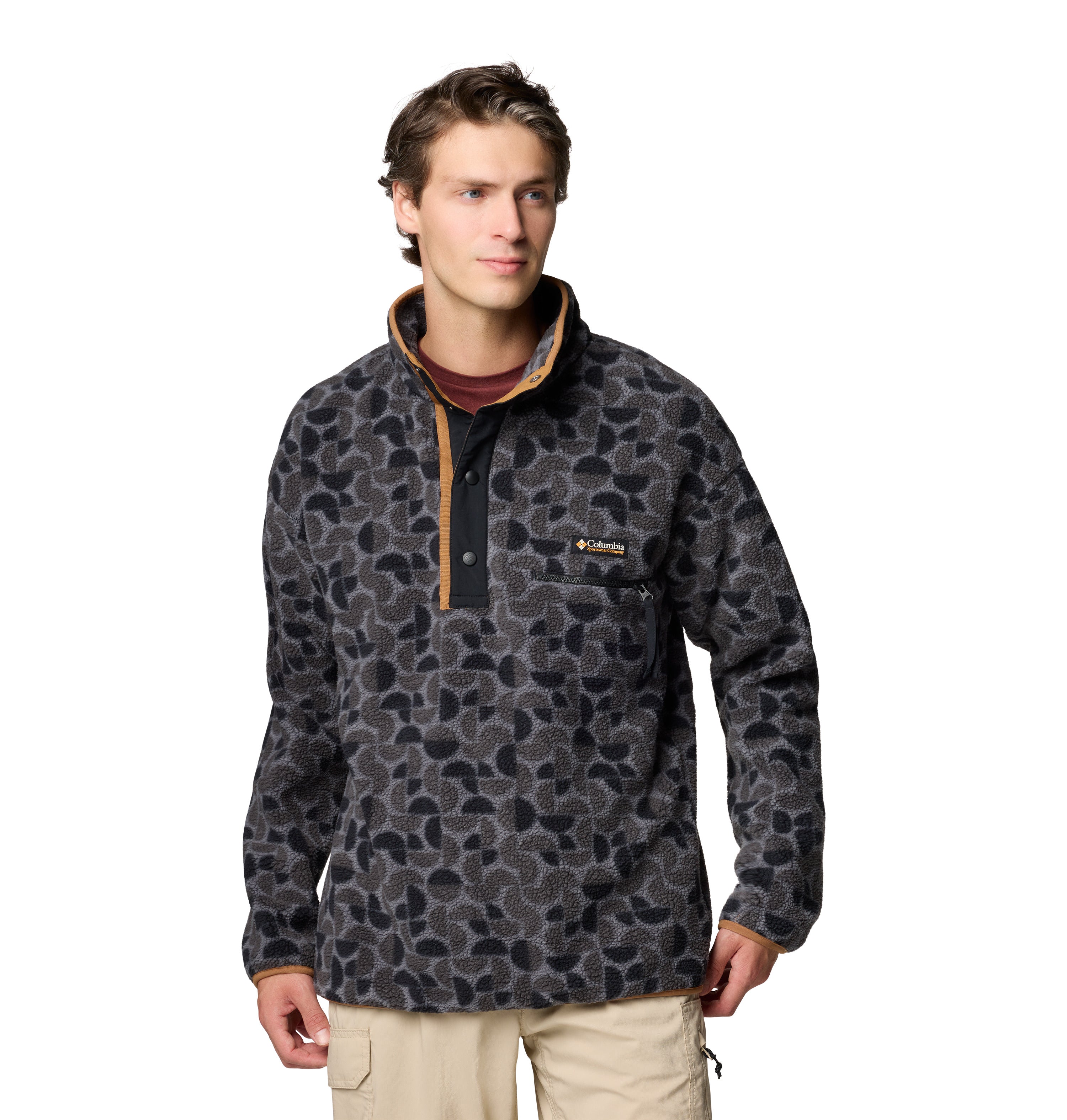 SUDADERA HOMBRE COLUMBIA |  HELVETIA PRINTED HALF SNAP FLEECE