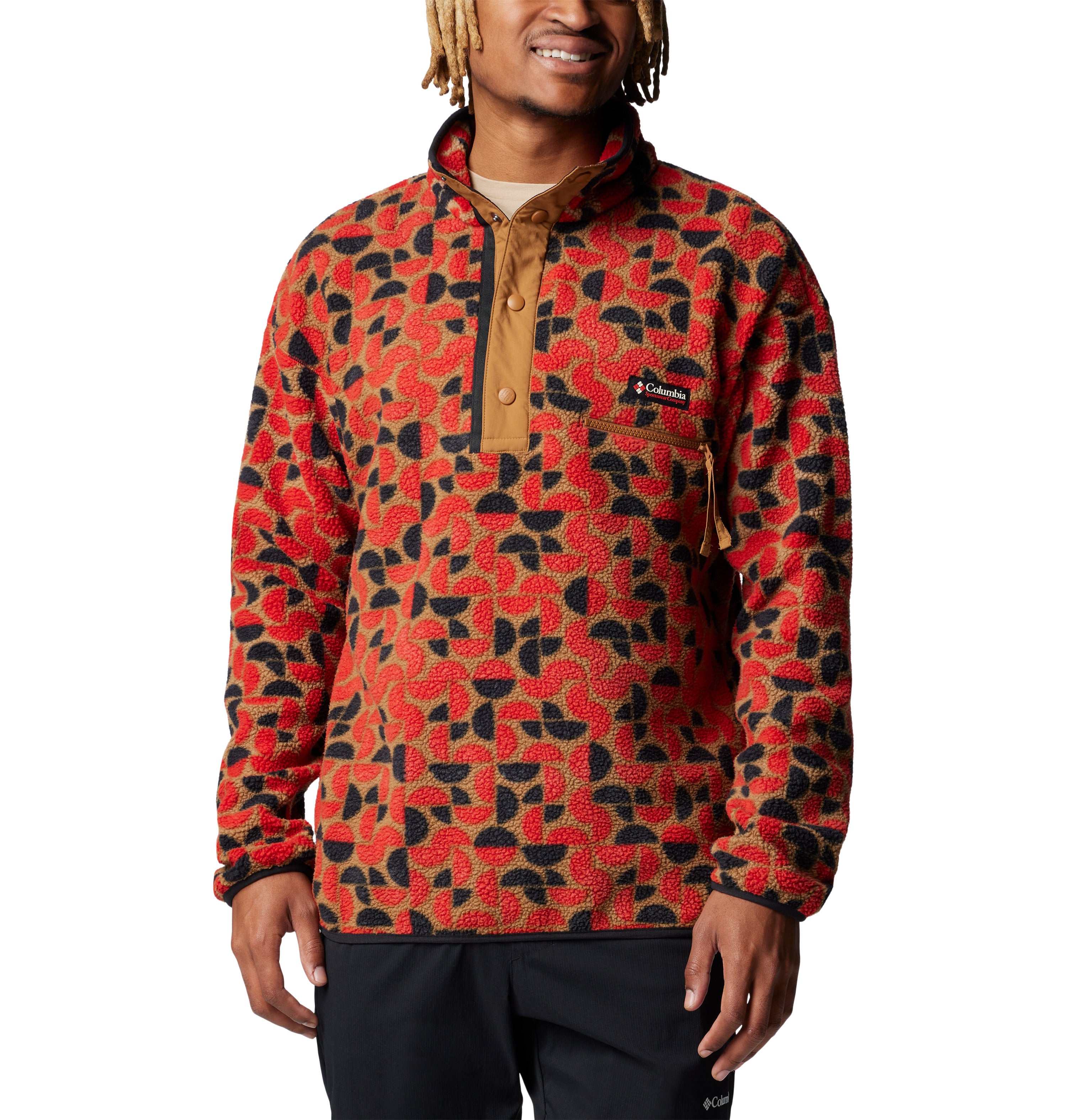 SUDADERA HOMBRE COLUMBIA |  HELVETIA PRINTED HALF SNAP FLEECE