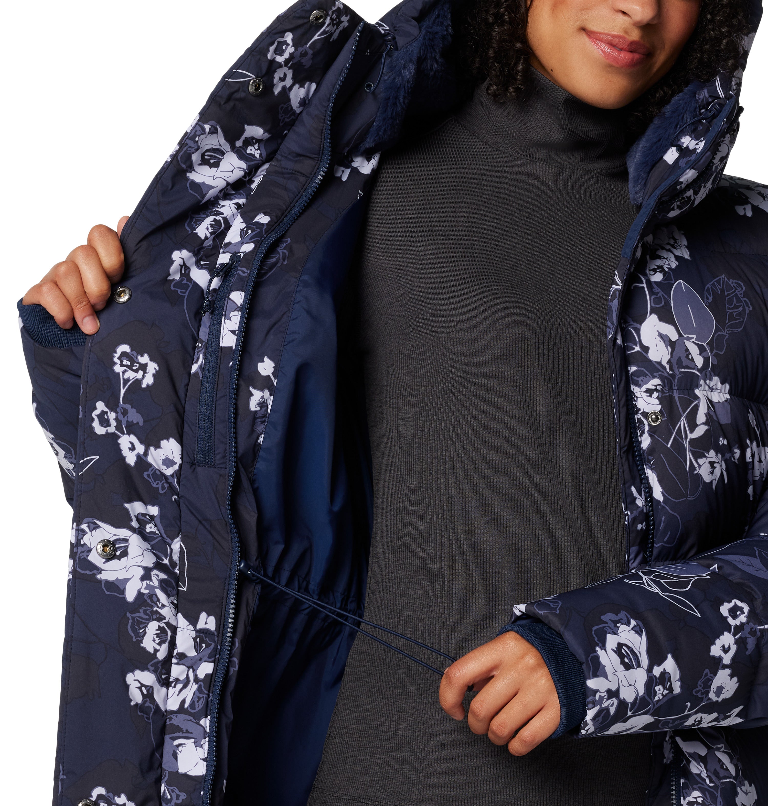 CHAMARRA MUJER COLUMBIA | BOUNDLESS DAYS PRINT LONG DOWN JACKET