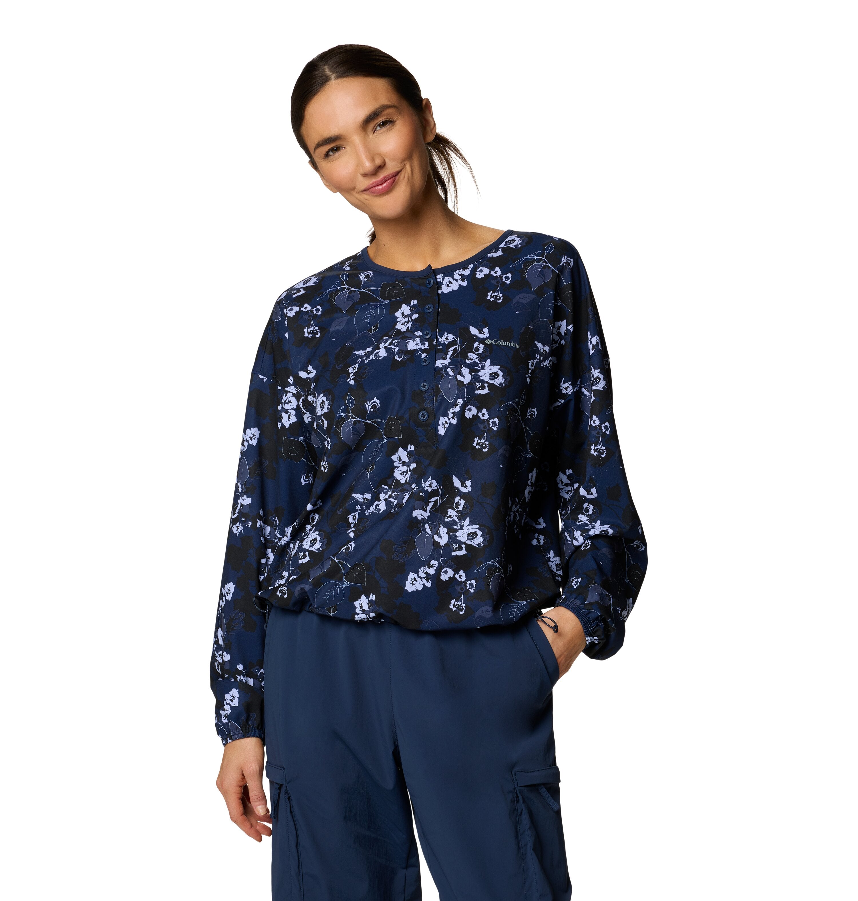 SUDADERA MUJER COLUMBIA | BOUNDLESS AVENUE PRINTED TOP