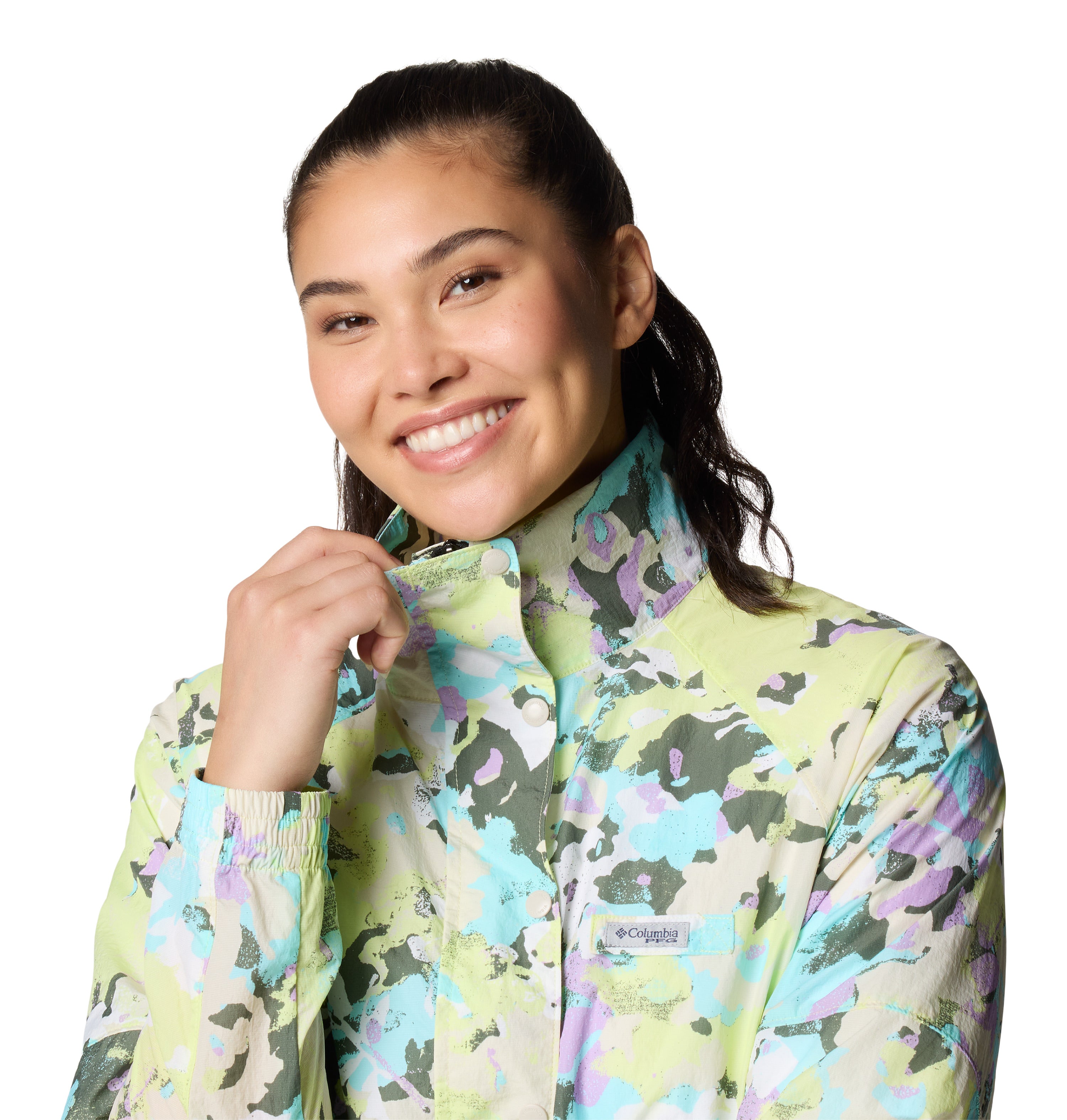 CHAMARRA MUJER COLUMBIA | PFG OPEN WATER WINDBREAKER