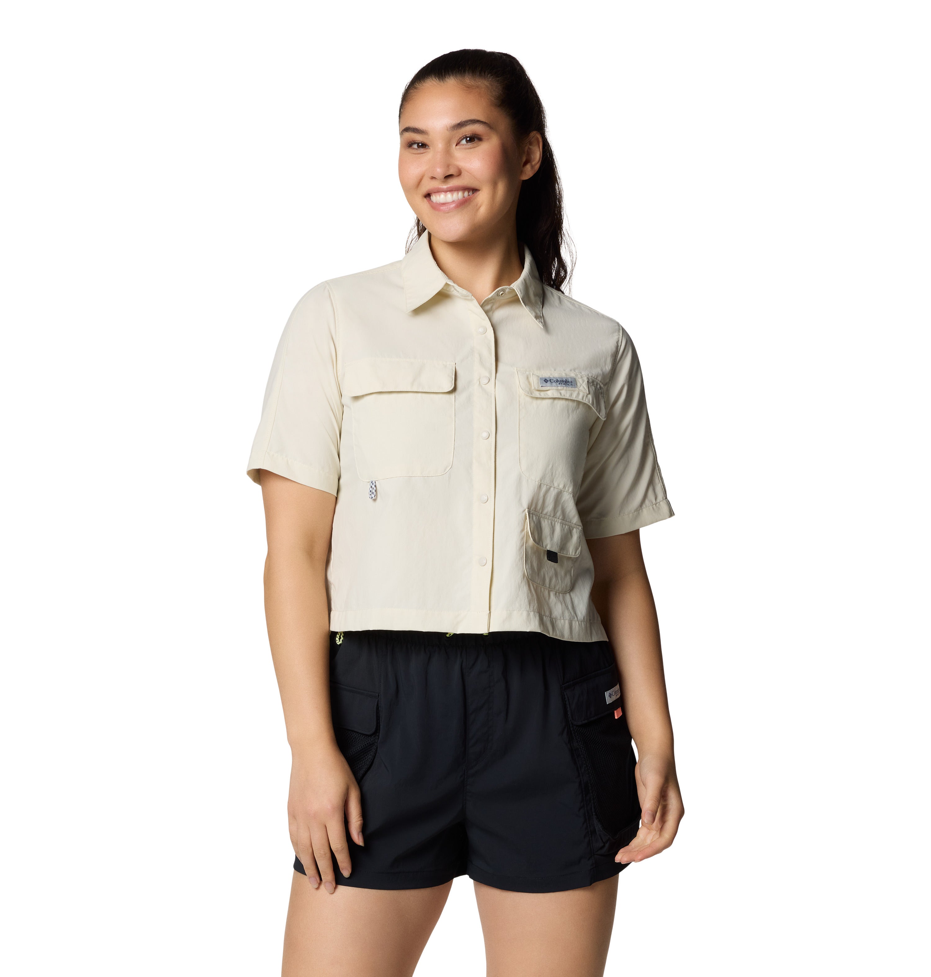 CAMISA MUJER COLUMBIA | PFG OPEN WATER SHORT SLEEVE SHIRT