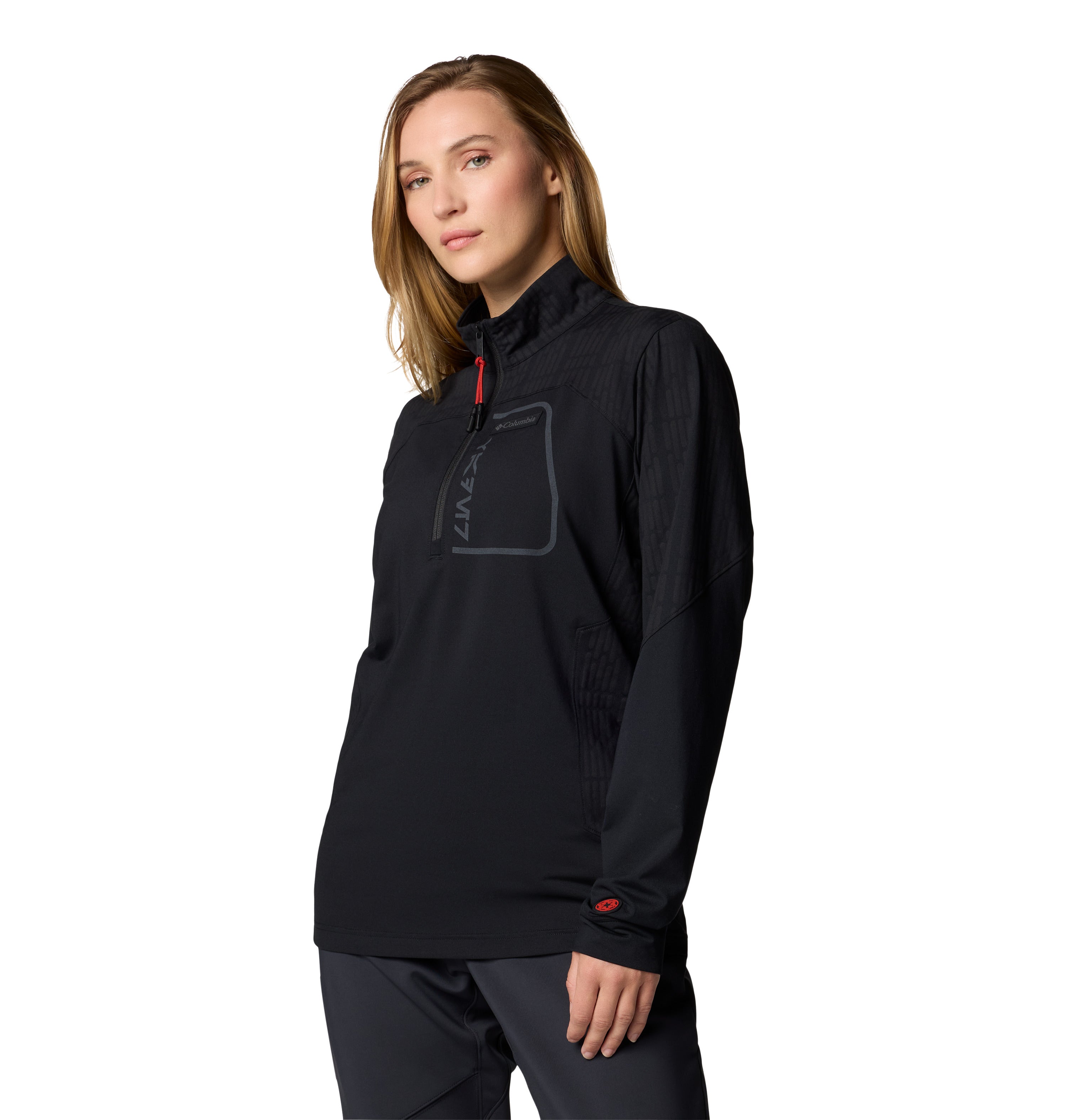 PLAYERA REFLEJANTE STAR WARS UNISEX COLUMBIA | VADER TECH HALF ZIP LONG SLEEVE