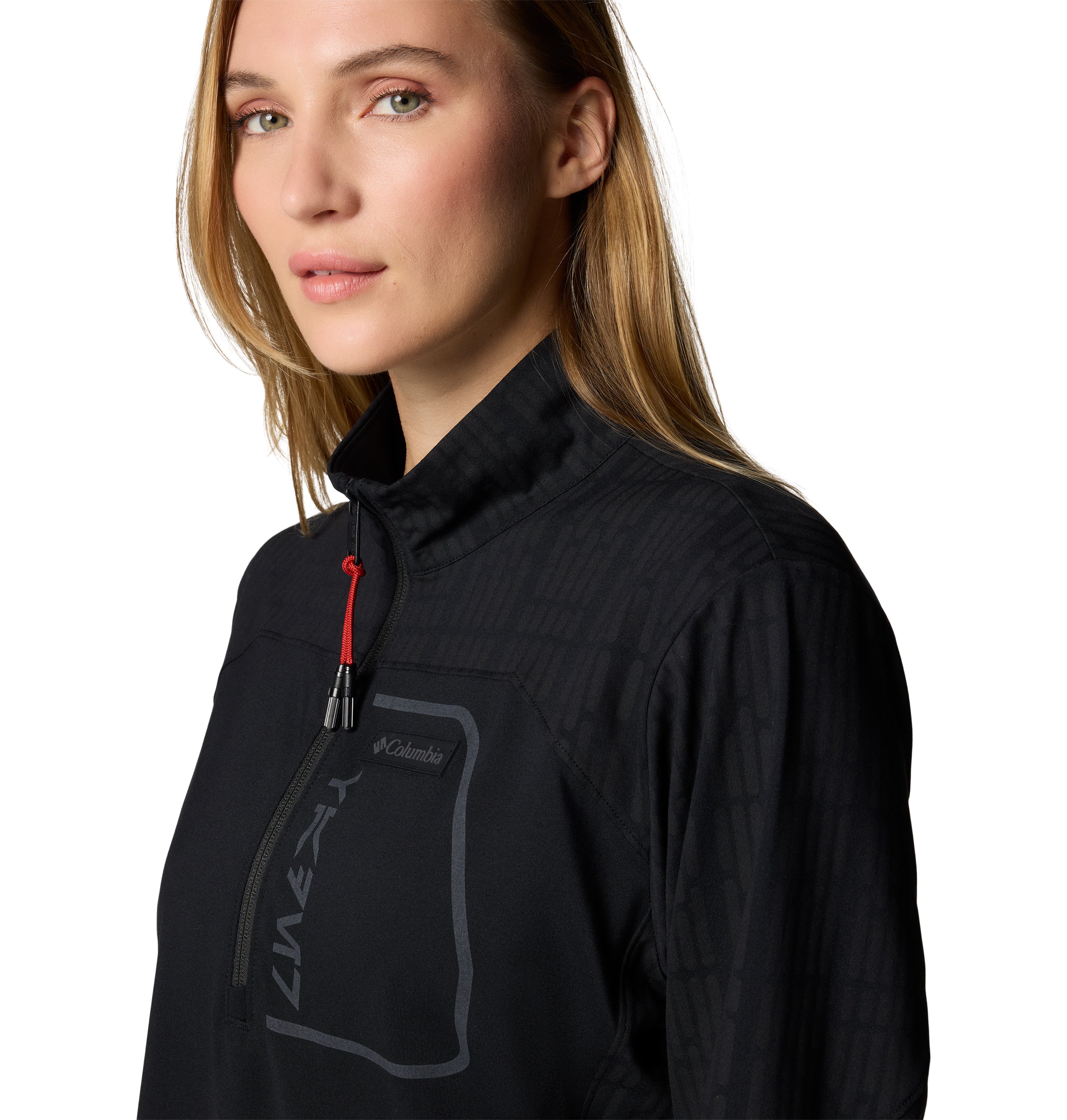 PLAYERA REFLEJANTE STAR WARS UNISEX COLUMBIA | VADER TECH HALF ZIP LONG SLEEVE