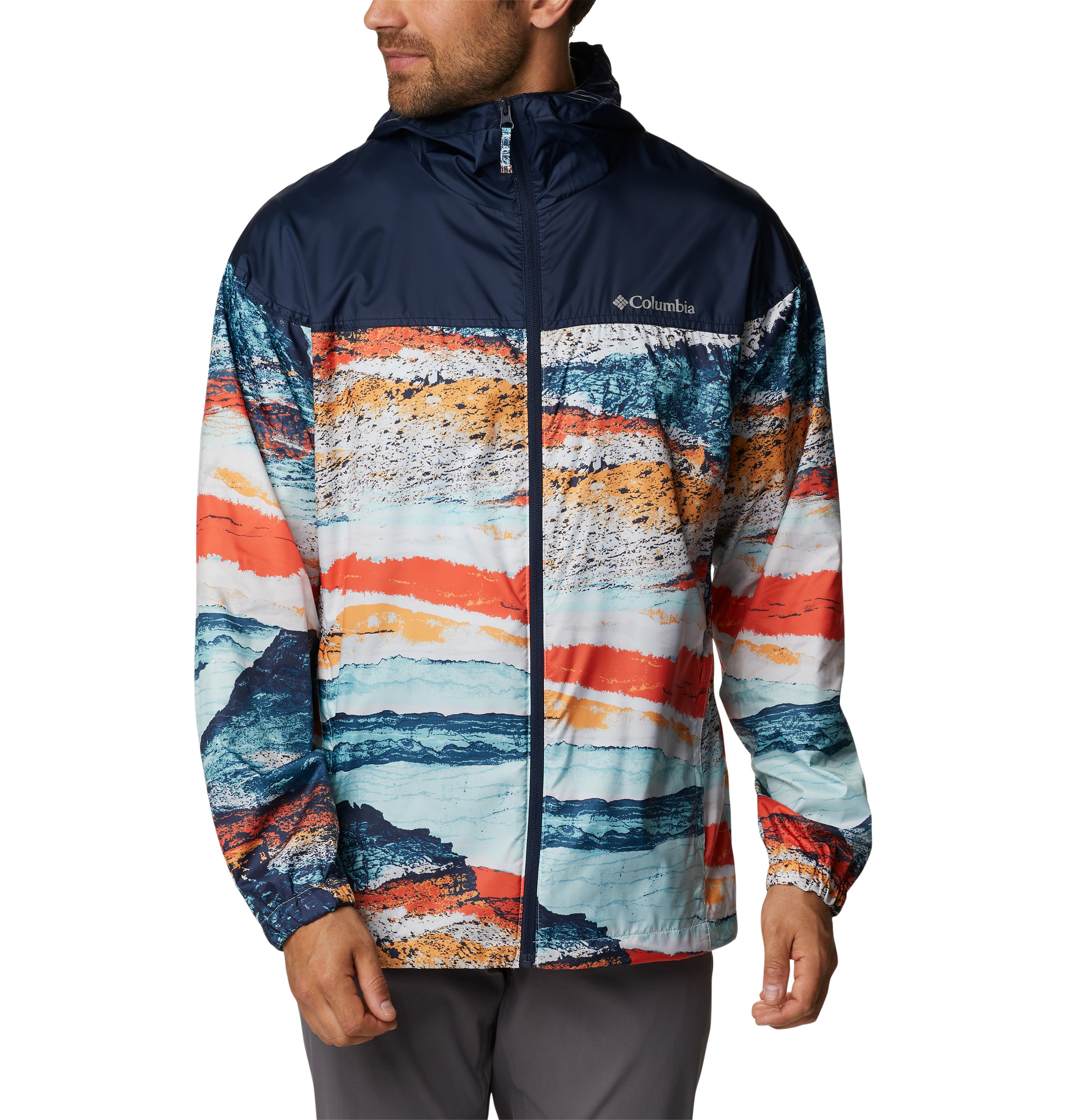 CHAMARRA ROMPEVIENTOS HOMBRE COLUMBIA | FLASH CHALLENGER NOVELTY WINDBREAKER